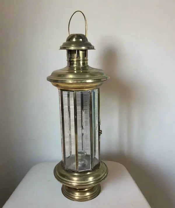 Sailors and Boaters item-Brass, Beveled Glass Hanging Candle Holder