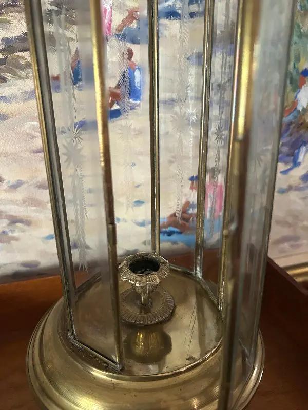 Rare Brass Hanging Lantern