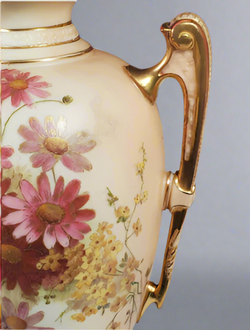 Royal Worcester Floral Vase