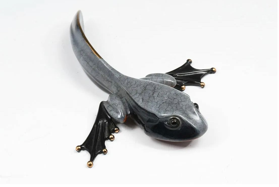 “Newt”, Patinated Bronze, 5” by Tim Cotterill