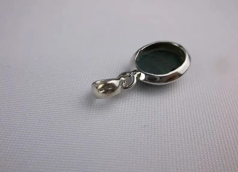 Cat Sterling Malachite Ring and Necklace Set Shop Thrifty Treasures