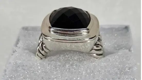 David Yruman Albion Collection Sterling Black Onyx Ring Shop Thrifty Treasures