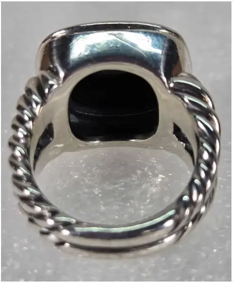 David Yruman Albion Collection Sterling Black Onyx Ring Shop Thrifty Treasures