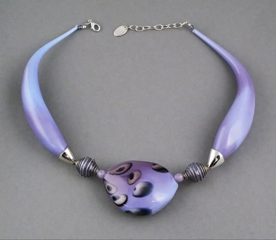 Manuela Zanvettori Classic Murano Necklace Shop Thrifty Treasures