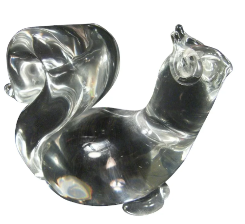 Steuben Art Glass Squirrel