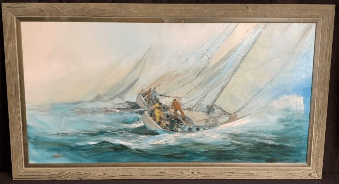 Original Oil on Canvas Hallam, Kerry