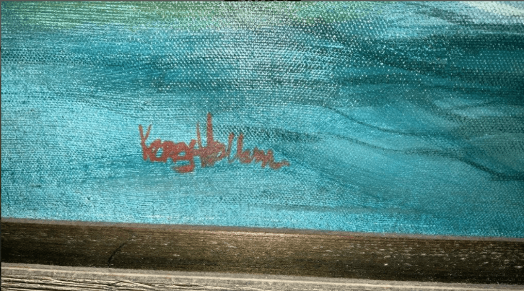 Original Oil on Canvas Hallam, Kerry