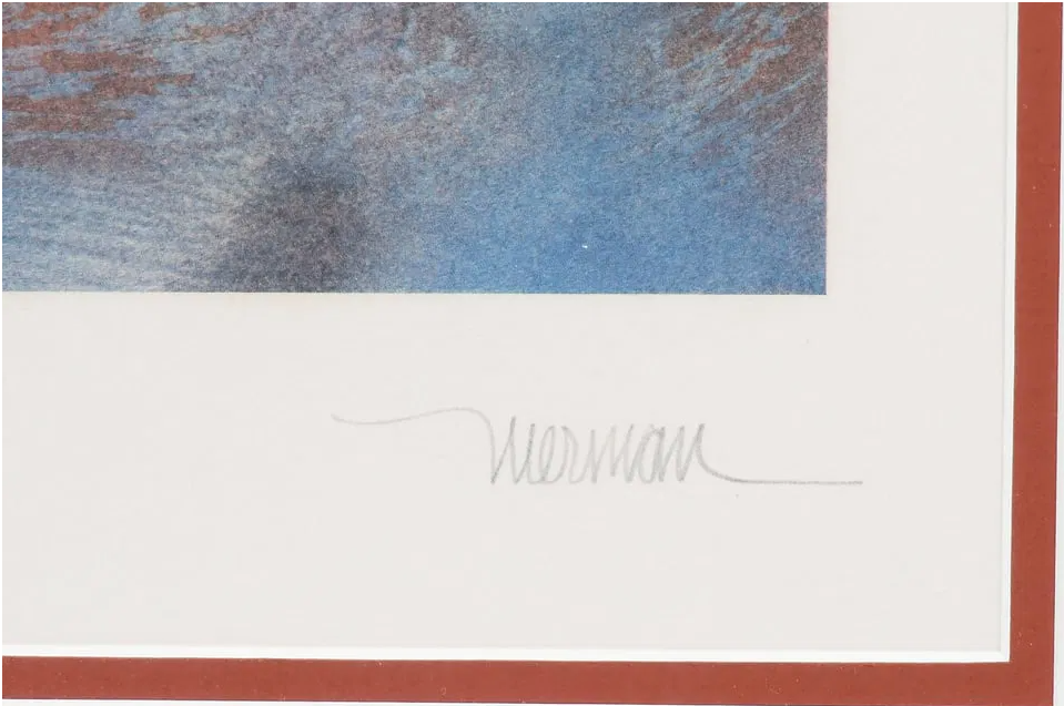 Nierman, Leonardo Abstract Musican Signed Lithograph