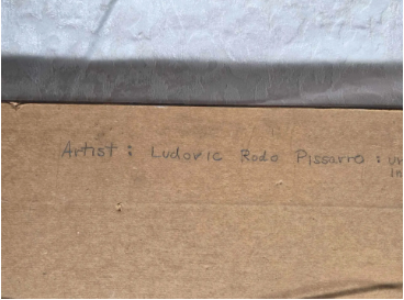 Petite Ink Drawing by Listed Artist Ludovic Rodo Pissarro Shop Thrifty Treasures