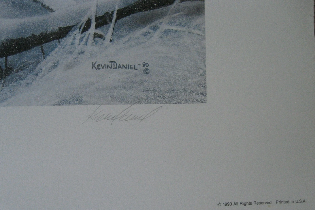 Kevin T. Daniels "Serenity" Ltd Edition Print, 2334/5000, large print - MINT. Shop Thrifty Treasures