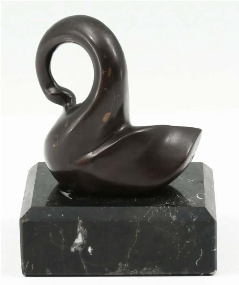 Somachi Interpretive Swan Bronze Sculpture