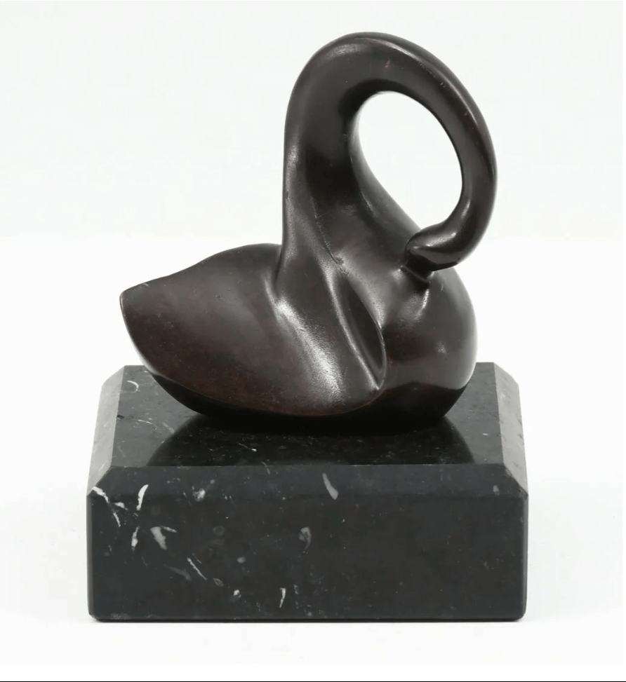 Somachi Interpretive Swan Bronze Sculpture