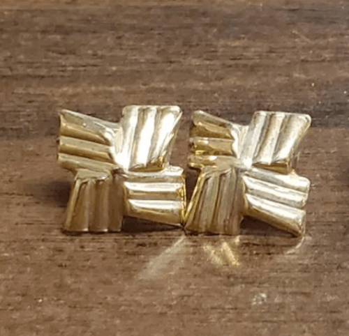 14k Gold Post Earrings