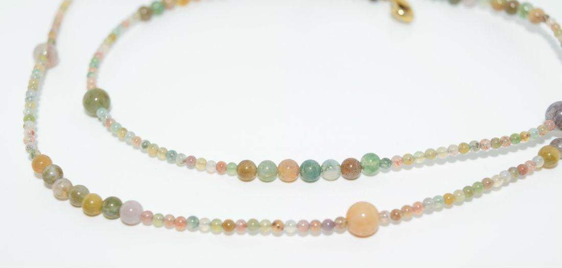 Natural Stone Bead Necklace - Shop Thrifty Treasures