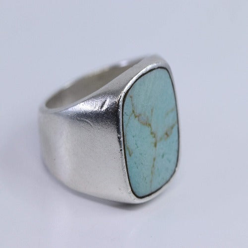 Vintage 925 Sterling Silver Turquoise Ring - Size 6 - Shop Thrifty Treasures