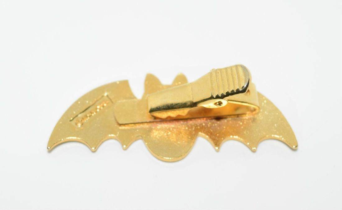 Vintage Hallmark Gold Finish Bat Tie Clip - Shop Thrifty Treasures