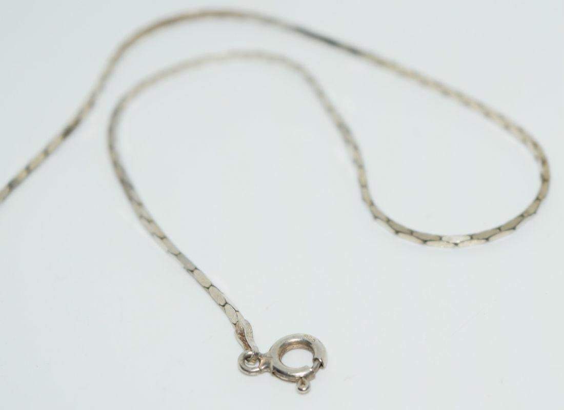 Italian Sterling Silver Chain Link Bracelet 10" - Shop Thrifty Treasures
