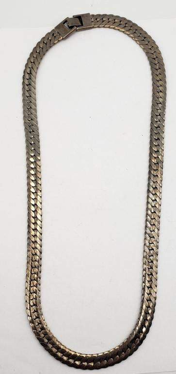 Men's Modern 8mm Sterling Silver 20" Chain - Shop Thrifty Treasures