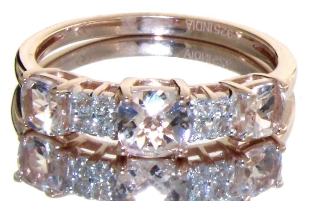 Morganite designer ring