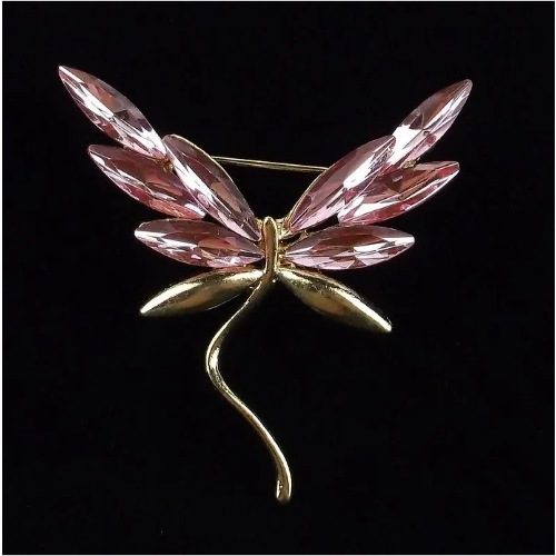 Crystal Butterfly Pin