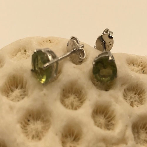 Rare Green Amethyst Earrings