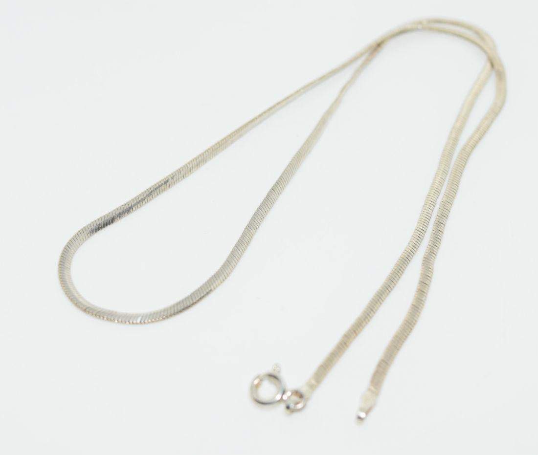 Sterling Silver 2mm Wide Snake Chain 18” - Shop Thrifty Treasures