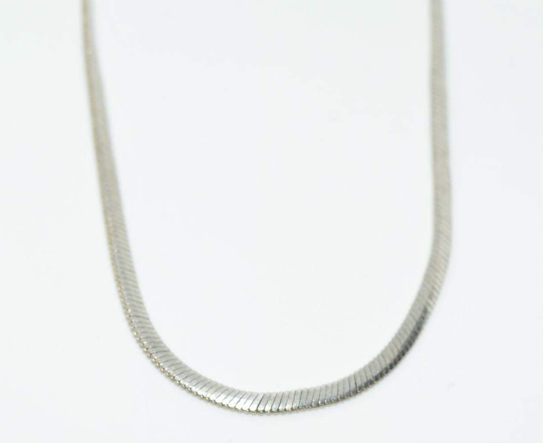 Sterling Silver 2mm Wide Snake Chain 18” - Shop Thrifty Treasures