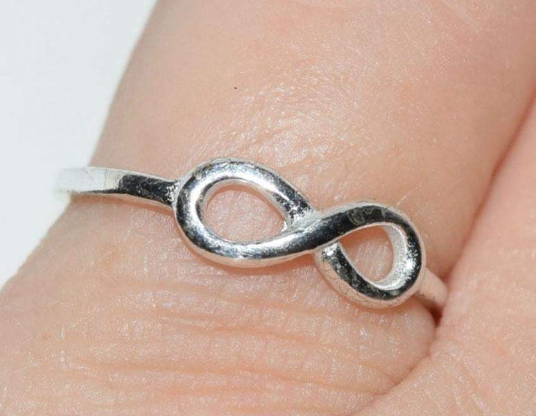 Sterling Silver Infinity Ring Size 5 - Shop Thrifty Treasures