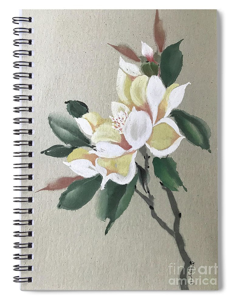 Merry Magnolia - Spiral Notebook
