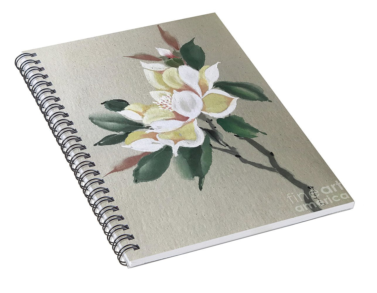 Merry Magnolia - Spiral Notebook