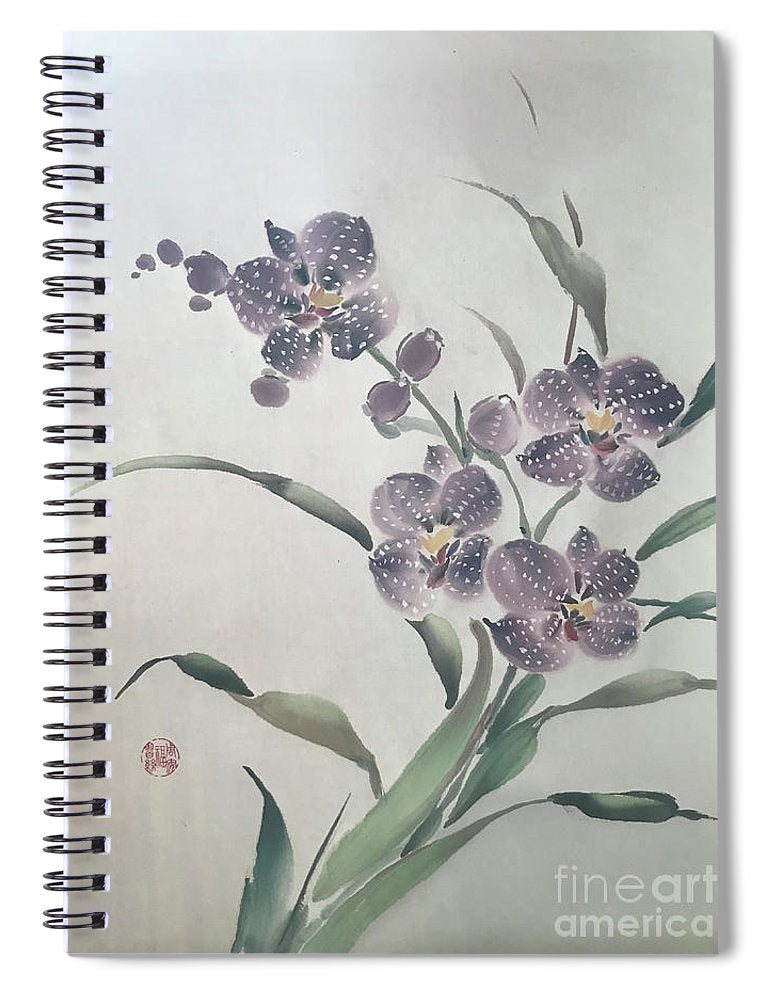 Vanda Orchids - Spiral Notebook