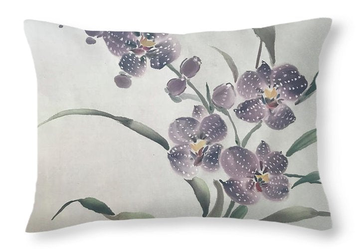 Vanda Orchids - Throw Pillow