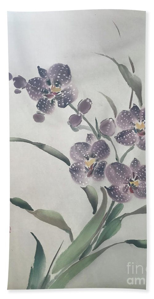 Vanda Orchids - Bath Towel